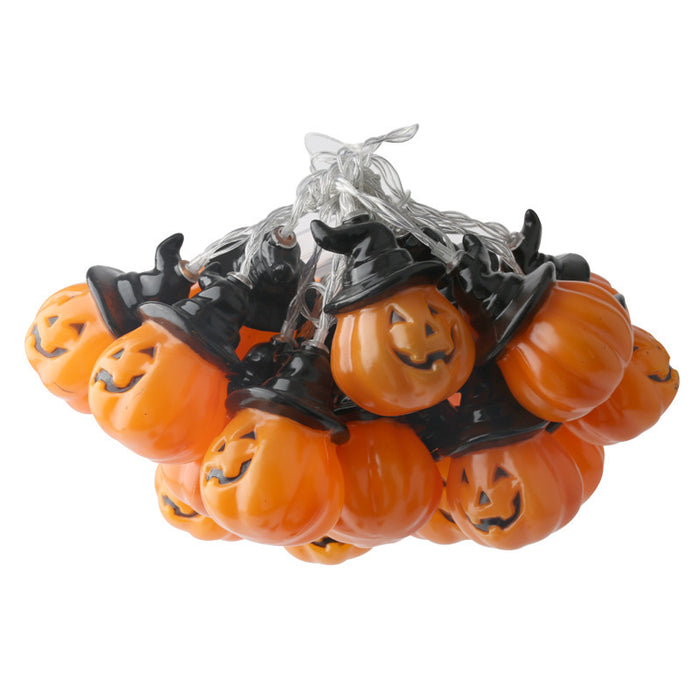 Bulk Halloween LED Pumpkin String Lights 78 Inch for Decoration Wholesale
