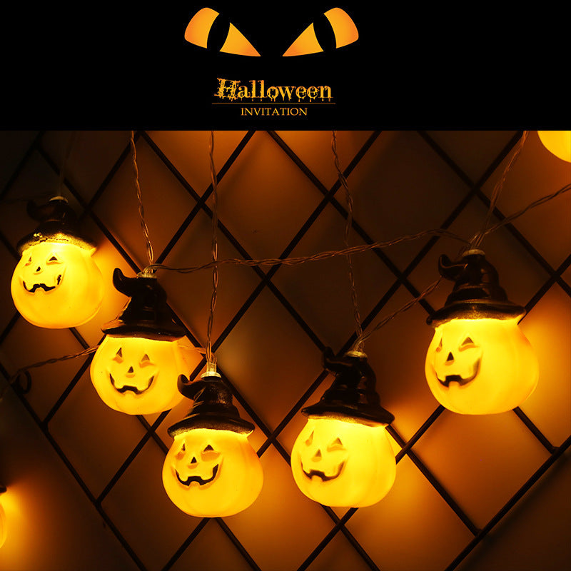 Bulk Halloween LED Pumpkin String Lights 78 Inch for Decoration Wholesale