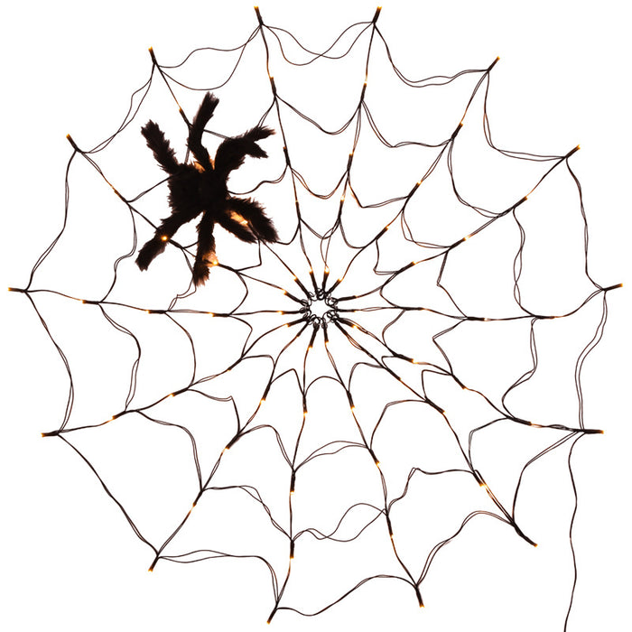 Halloween LED Spider Web Lamps 39 Inch Decoration