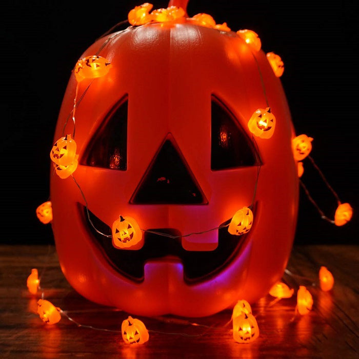 Bulk Halloween Pumpkin LED String Lights 78 Inch for Decoration Wholesale
