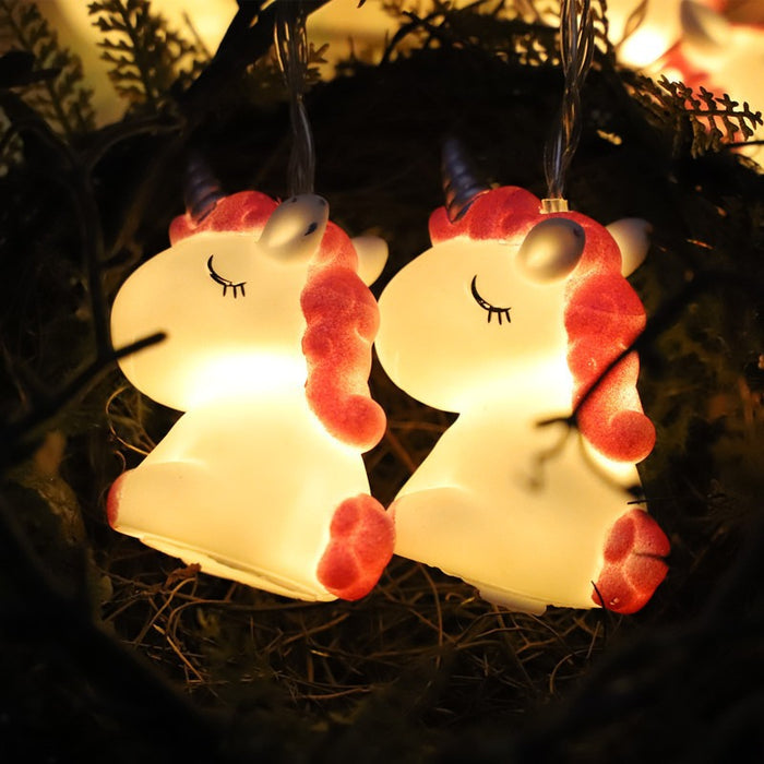 Cadena de luces LED de unicornio de Halloween a granel de 39 pulgadas para decoración al por mayor