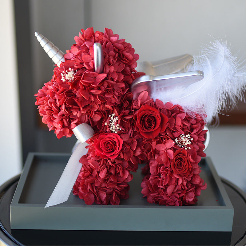 Bulk Handmade Luxury Valentine's Day Gift Rose Unicorn for Her Wholesale