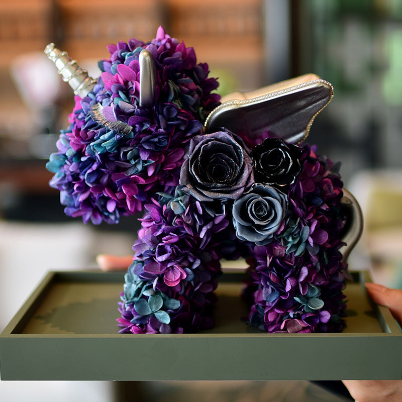 Bulk Handmade Luxury Valentine's Day Gift Rose Unicorn for Her Wholesale