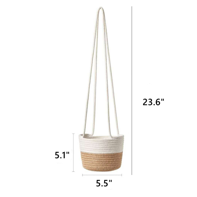 Bulk Hanging Planter Basket Jute Rope Woven Plant Hangers Wholesale