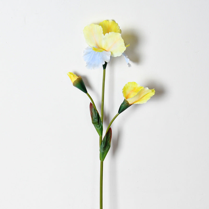 Bulk 30" Iris Stem Flower Artificial Iris Silk Flower Christianity Flower Arrangements Wholesale
