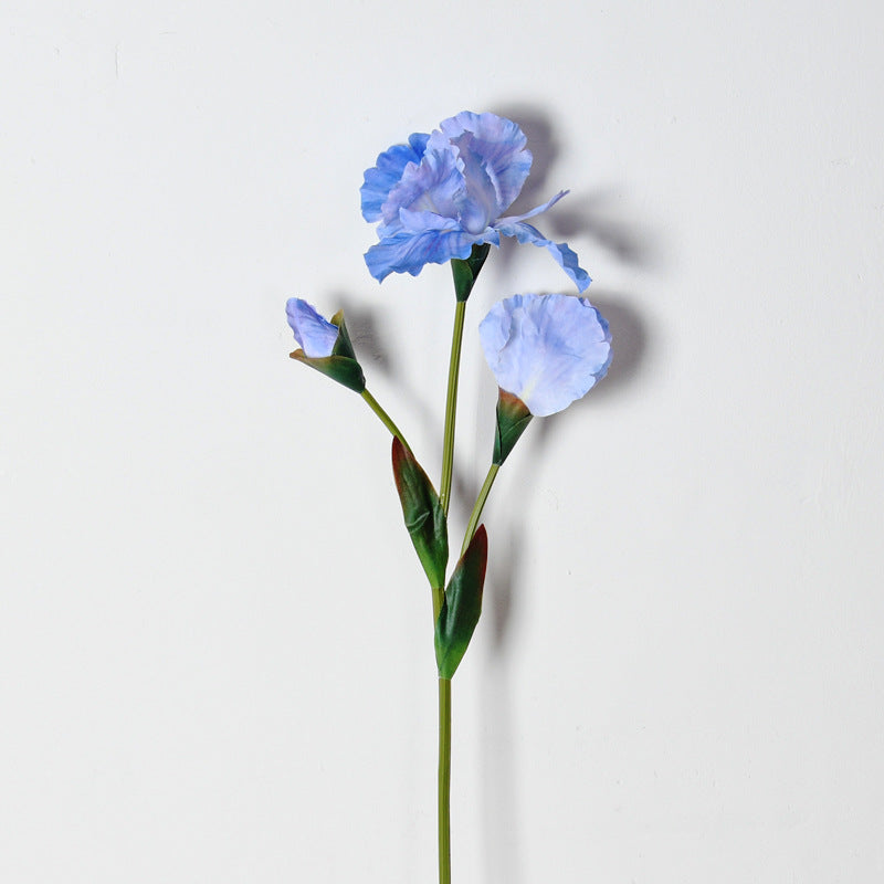 Bulk 30" Iris Stem Flower Artificial Iris Silk Flower Christianity Flower Arrangements Wholesale