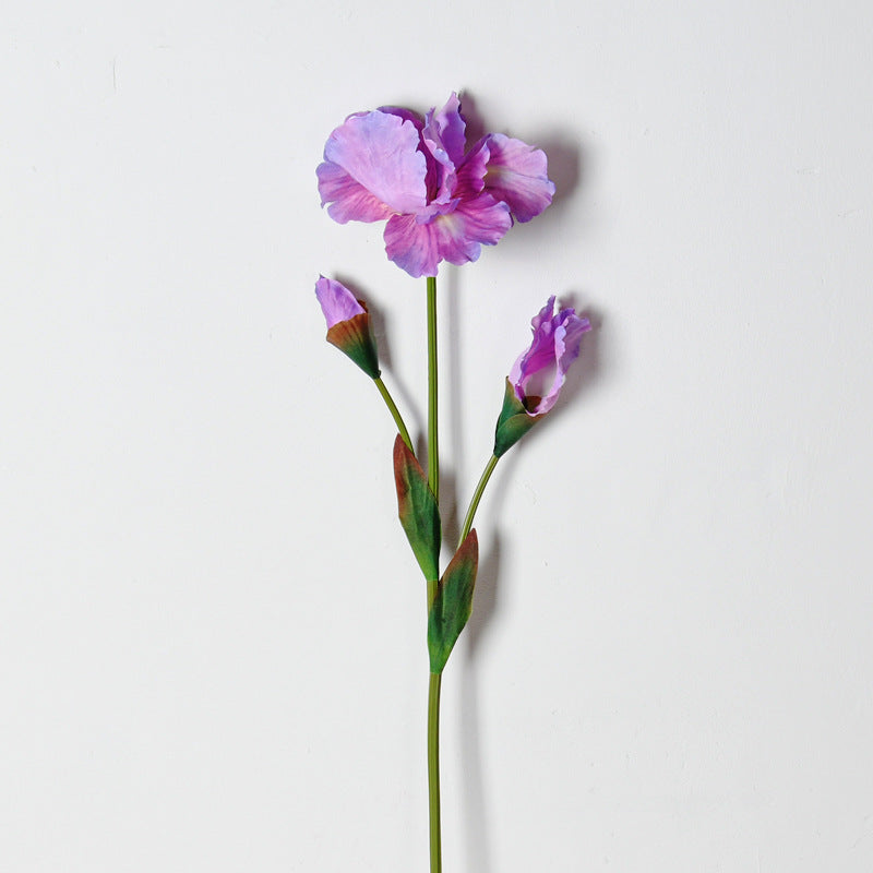 Bulk 30" Iris Stem Flower Artificial Iris Silk Flower Christianity Flower Arrangements Wholesale
