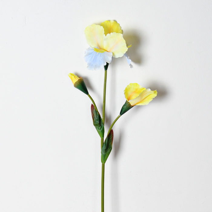 Bulk 30" Iris Stem Flower Artificial Silk Flower Real Looking Flower Arrangements Wholesale