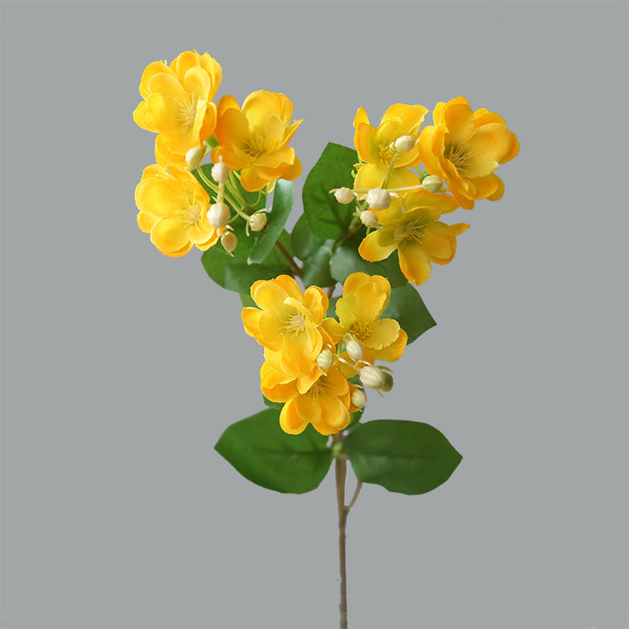 Venta al por mayor de flores artificiales de seda con tallos de jazmín de 24 "a granel