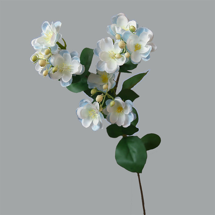 Venta al por mayor de flores artificiales de seda con tallos de jazmín de 24 "a granel