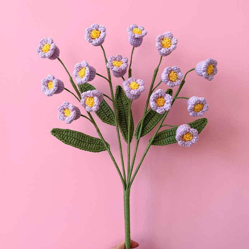 Bulk Knitting Crochet Artificial Flower Handmade Gifts Wholesale