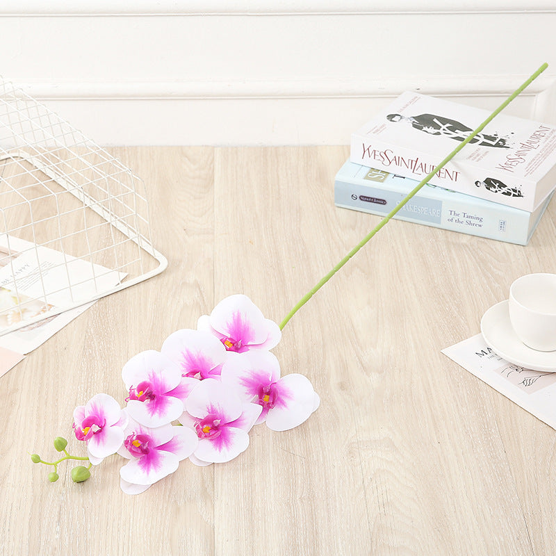 Orchidées Phalaenopsis en vrac de 39 pouces, fleurs artificielles à longue tige pour grands vases, vente en gros 