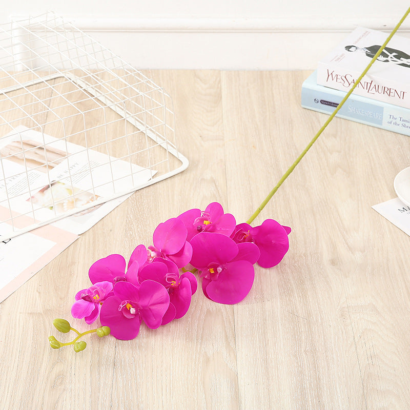 Orchidées Phalaenopsis en vrac de 39 pouces, fleurs artificielles à longue tige pour grands vases, vente en gros 