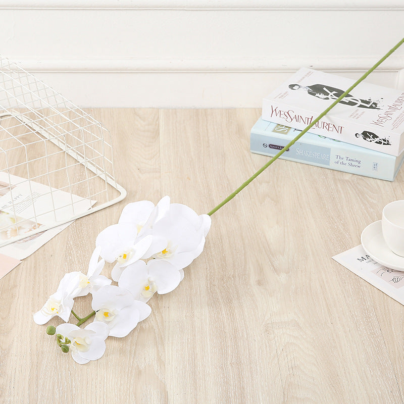 Orchidées Phalaenopsis en vrac de 39 pouces, fleurs artificielles à longue tige pour grands vases, vente en gros 