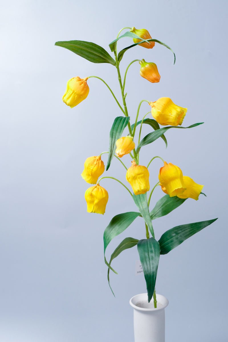 Fleurs artificielles à longue tige de muguet de 37 po en vrac AM Basics en gros
