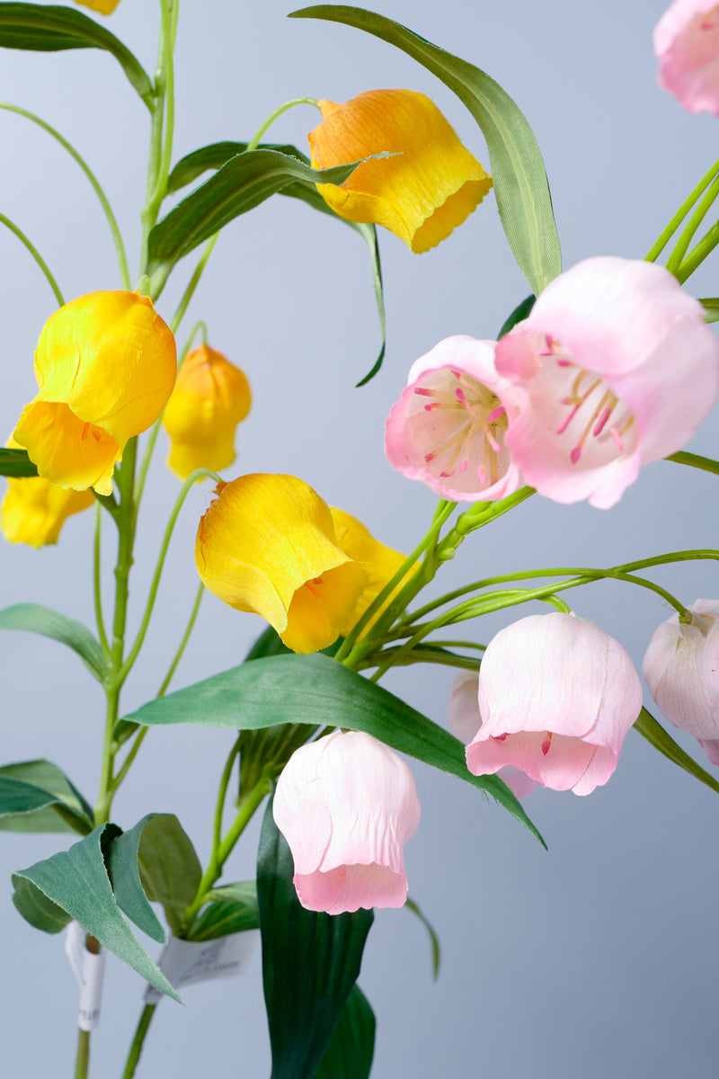 Fleurs artificielles à longue tige de muguet de 37 po en vrac AM Basics en gros