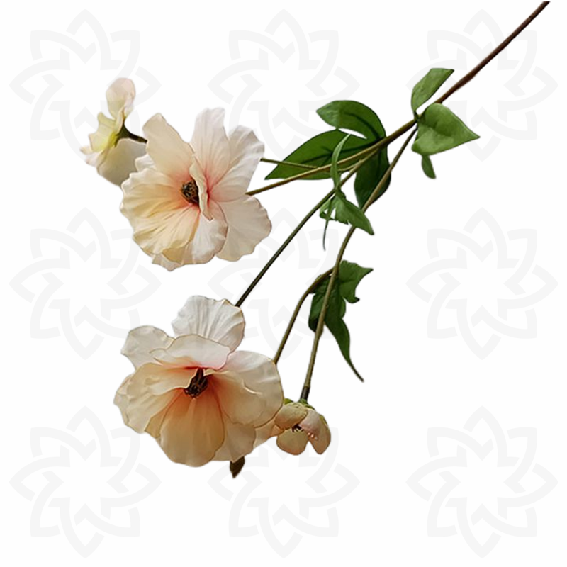 Bulk 19" Mariposa Ranunculus Tallos Flor de seda Artificial al por mayor