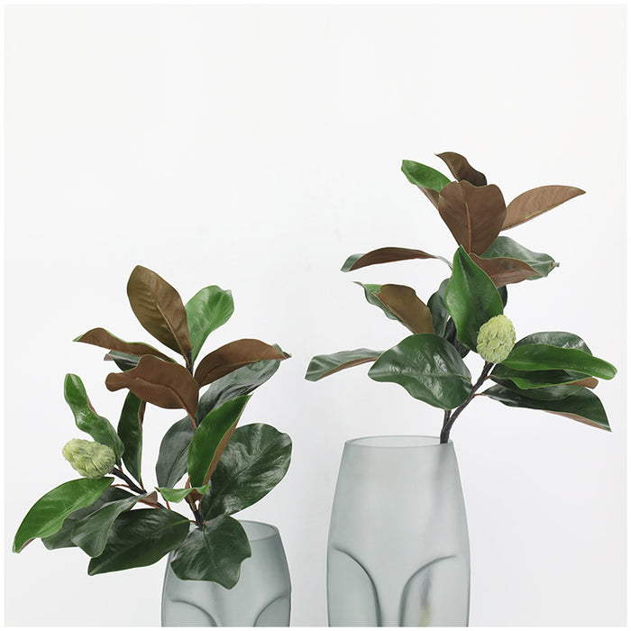 Bulk 26" Magnolia Leaf Stem With Bud Real Touch Wholesale