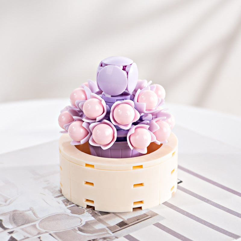 Camera Flower Mini Blocks Bulk Flowers Bouquet Sets Mini Artificial Flowers Building Blocks for ...