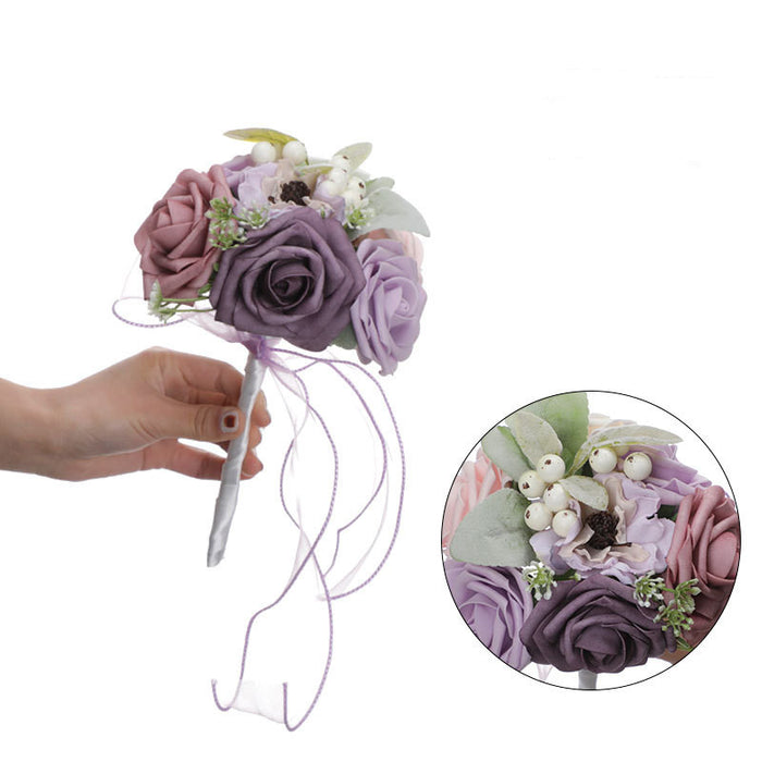 Bulk 9" Wedding Flowers Mini Bouquets for Table Centerpieces Decor