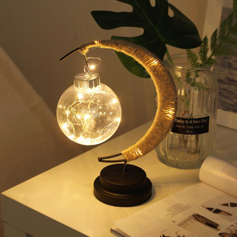 Bulk Moon Lamp LED Night Light Metal Ball Light Tabletop Decoration Wholesale