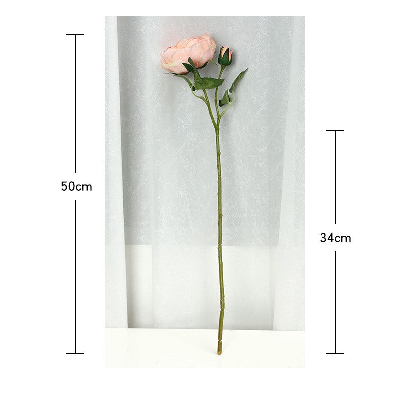 Bulk 20" Rose Stem with Bud Artificial Silk Flowers Wholesale
