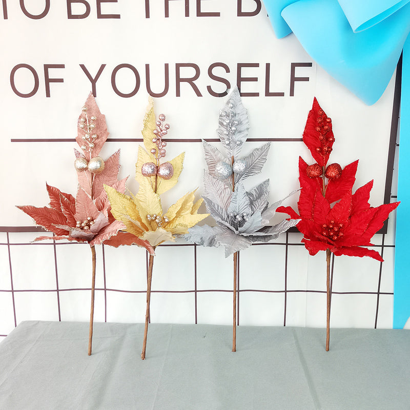 Bulk Artificial Christmas Flannel Sticky Powder 26 Inch Wholesale