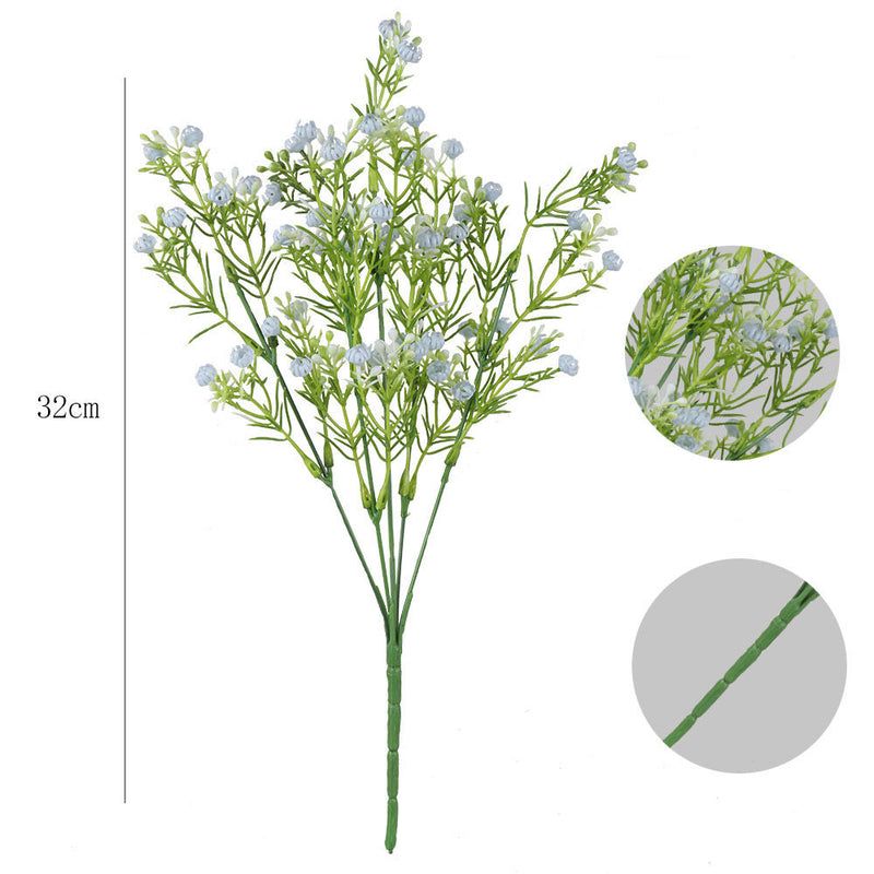 Fleurs artificielles en vrac Gypsophile Bush extérieur résistant aux UV en gros 