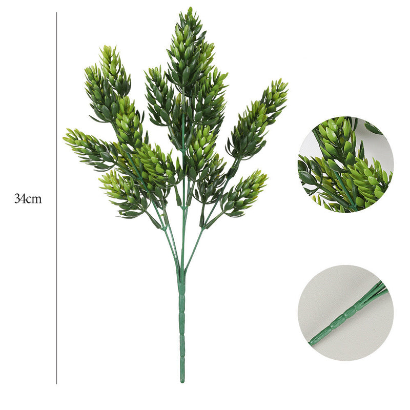 Plantes vertes artificielles en vrac pour l'extérieur Plantes artificielles résistantes aux UV Vente en gros 