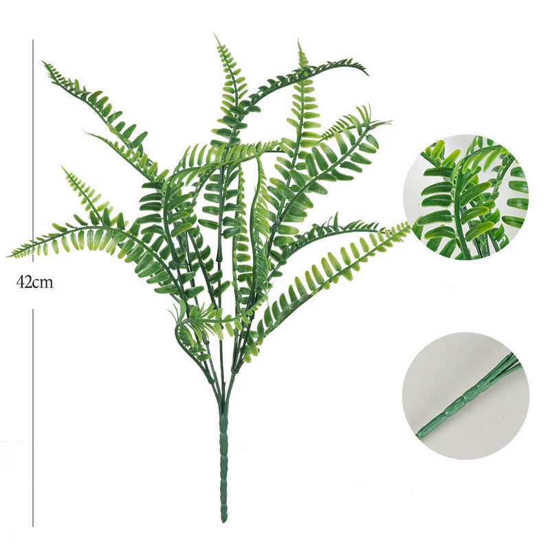 Bulk 100 Bundles Artificial UV Resistant Outdoor Bush Plants Wholesale