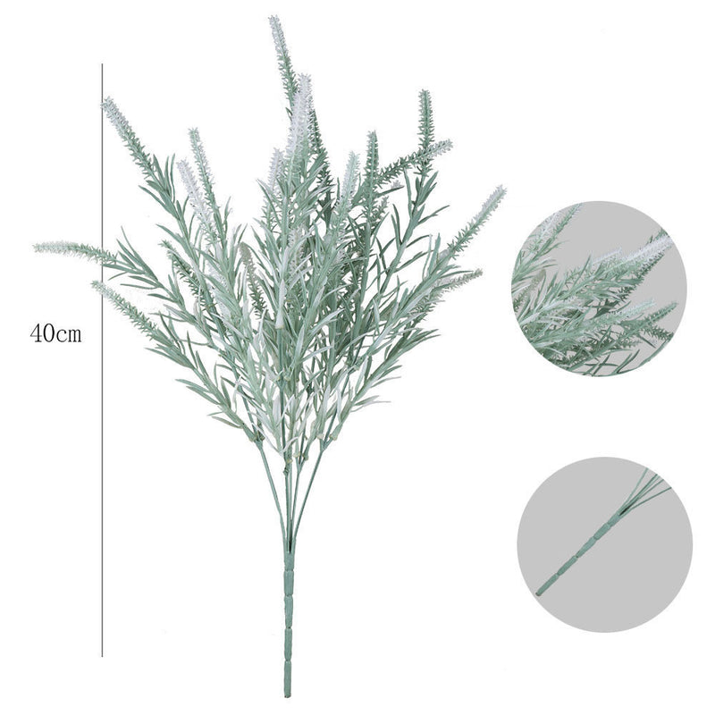 Bulk 100 Bundles Artificial UV Resistant Outdoor Bush Plants Wholesale