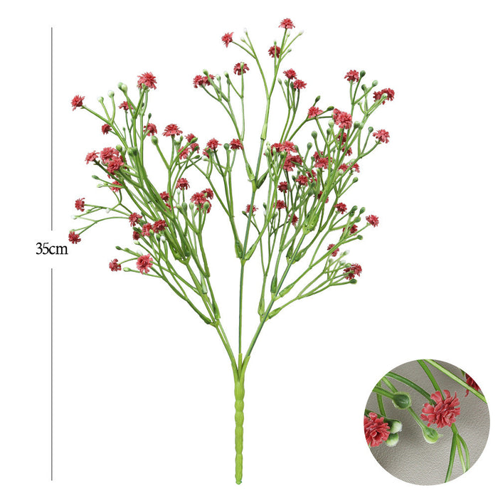 Bulk 12" Artificial Flowers Baby’s Breath Bush Outdoor UV Resistant Plants Wholesale