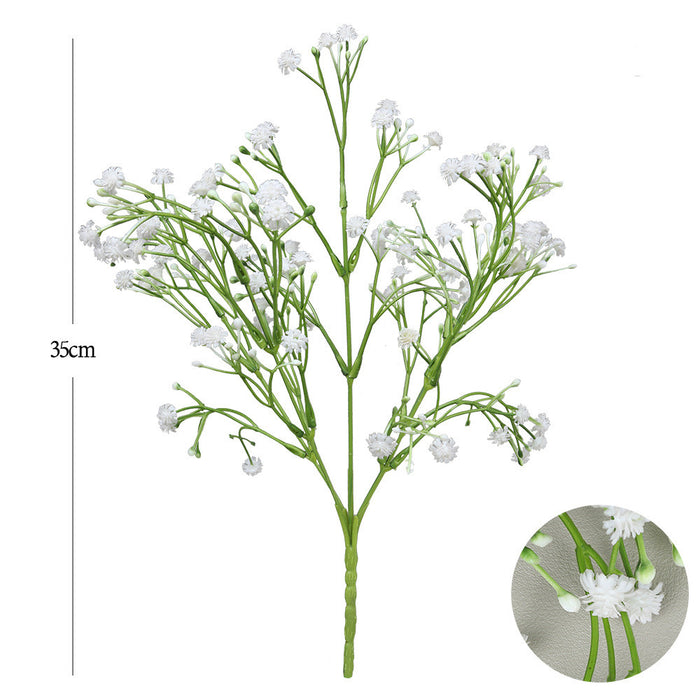 Bulk 12" Artificial Flowers Baby’s Breath Bush Outdoor UV Resistant Plants Wholesale