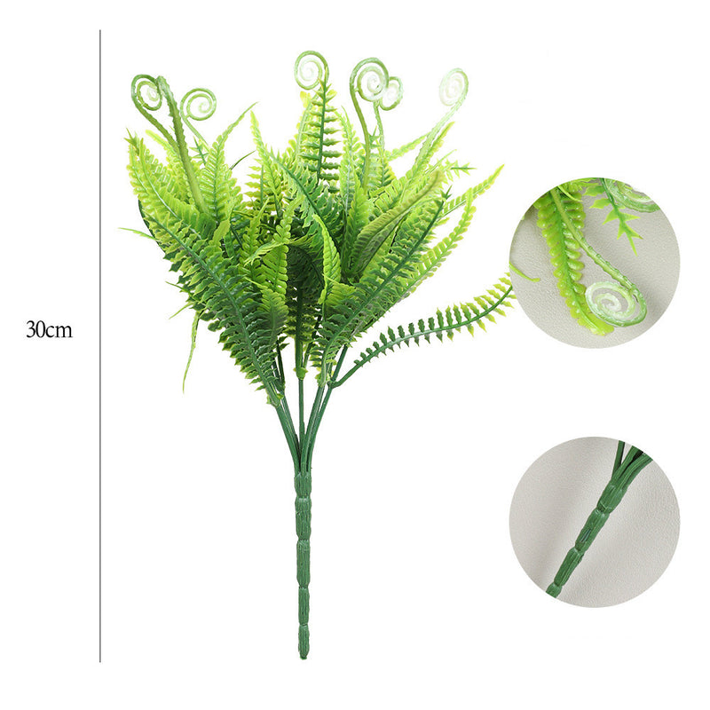 Bulk 100 Bundles Artificial UV Resistant Outdoor Bush Plants Wholesale