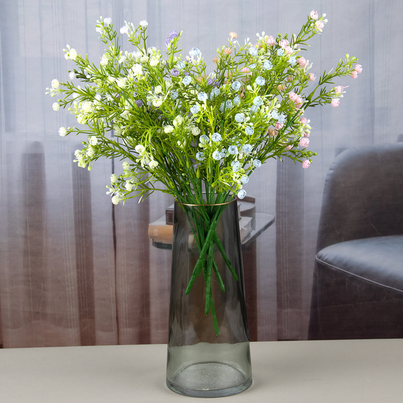 Fleurs artificielles en vrac Gypsophile Bush extérieur résistant aux UV en gros 