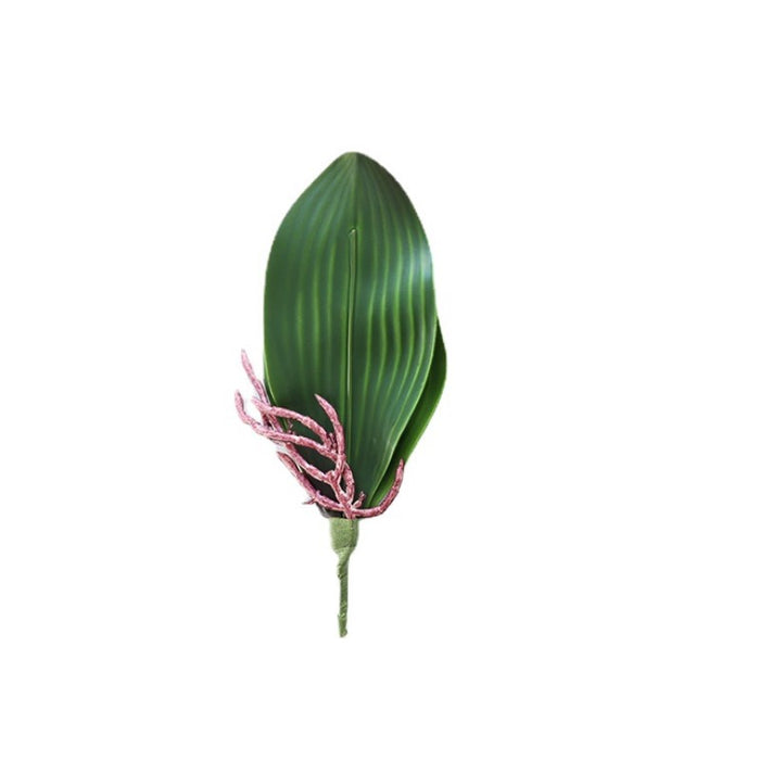 La orquídea Phalaenopsis artificial a granel deja plantas táctiles de látex real al por mayor 
