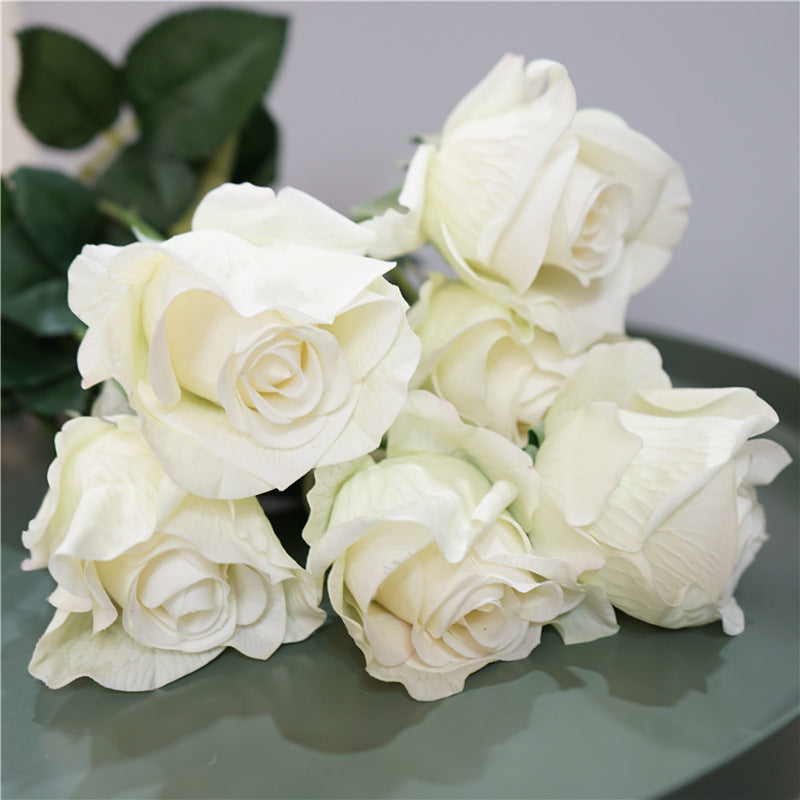 Bulk 26" Princess Diana Rose Stem Real Touch Artificial Flowers Wholesale