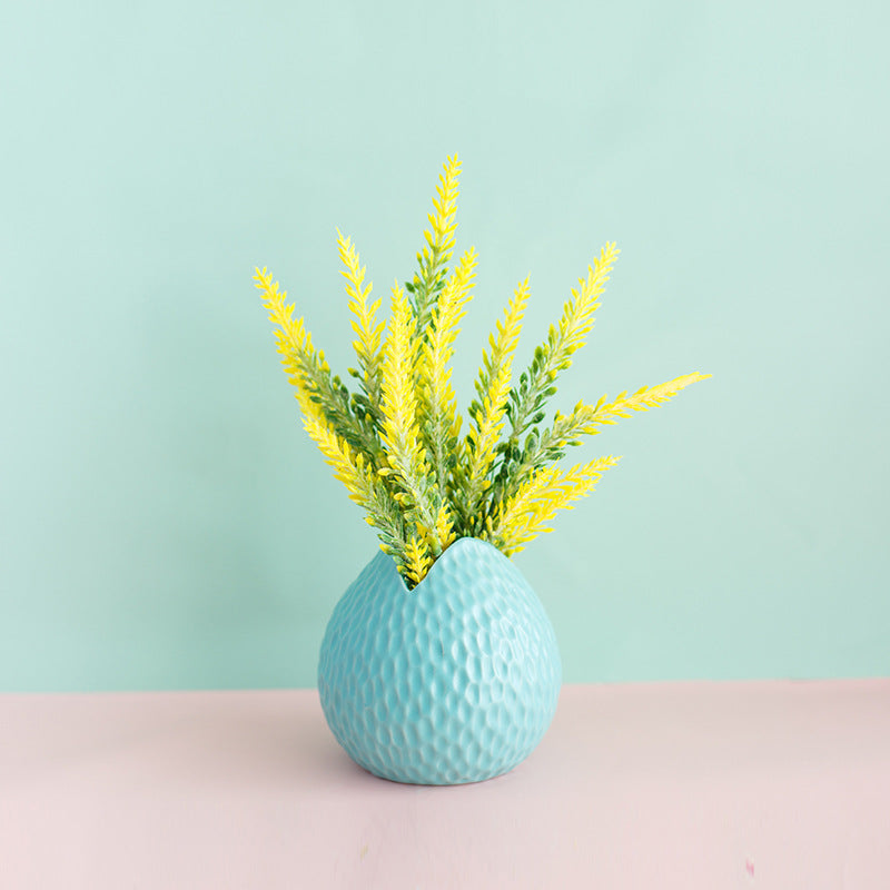 Bouquet de fleurs de lavande artificielles en vrac de 7 po dans un vase, vente en gros