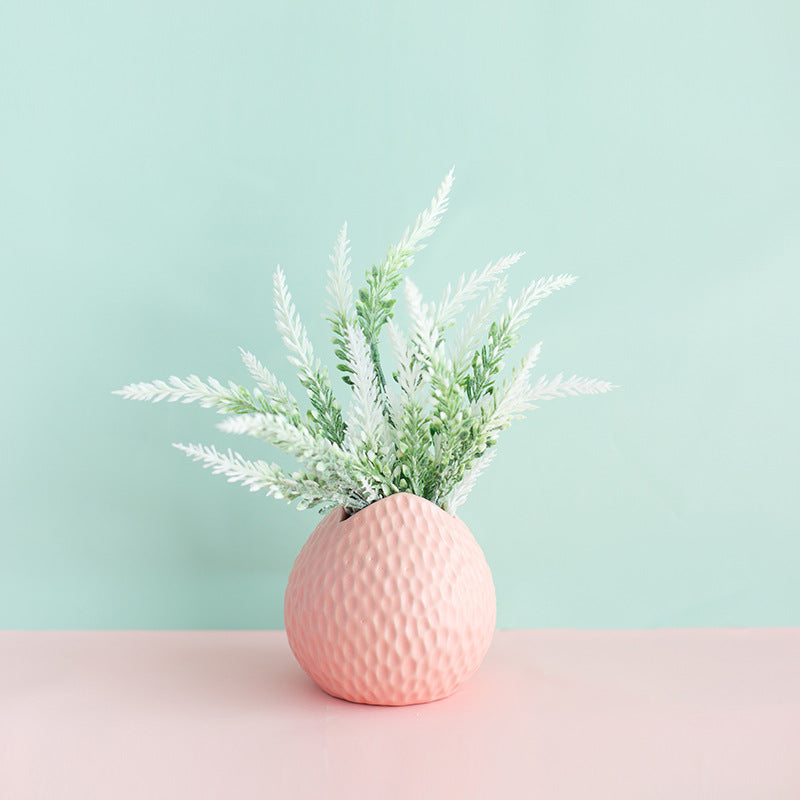 Bouquet de fleurs de lavande artificielles en vrac de 7 po dans un vase, vente en gros