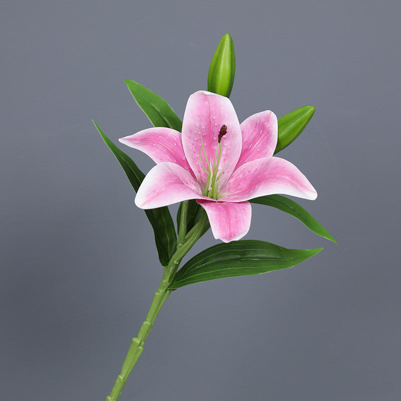 Fleurs artificielles en vrac de 15 pouces de lys tigrés au toucher réaliste en gros