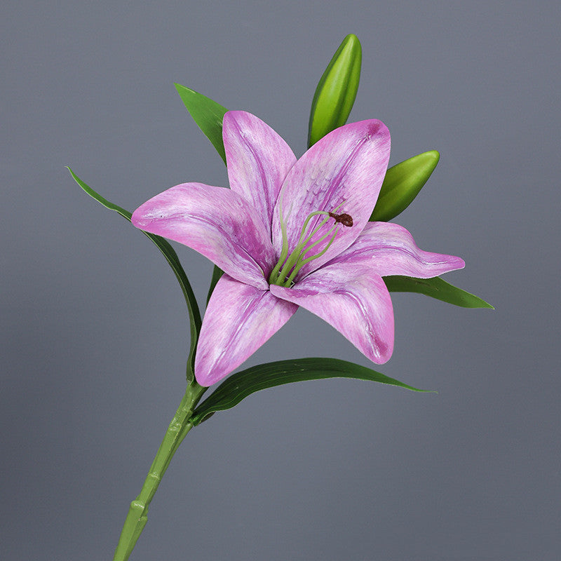 Fleurs artificielles en vrac de 15 pouces de lys tigrés au toucher réaliste en gros