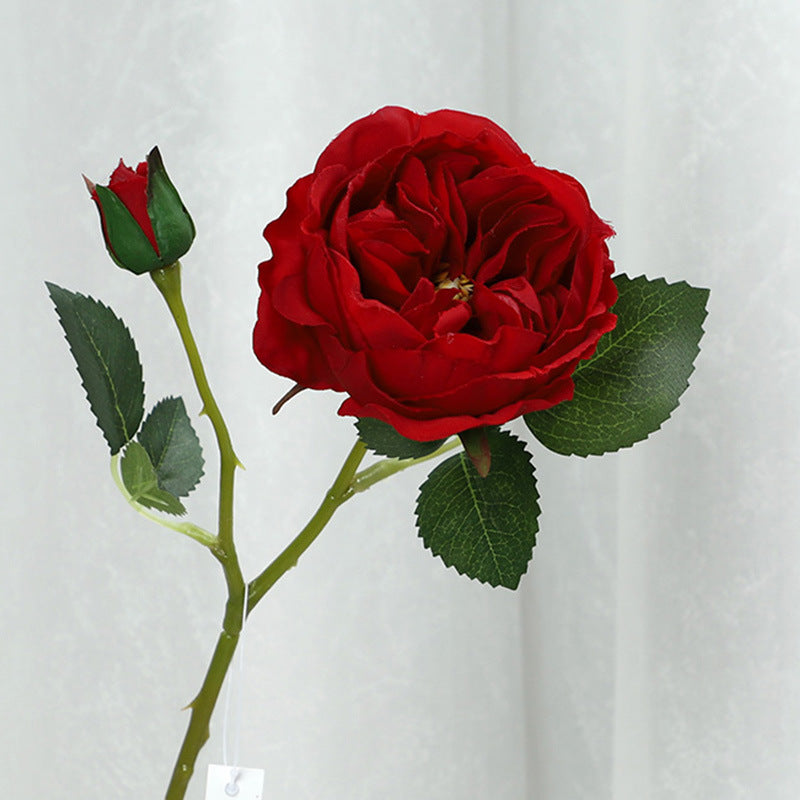 Bulk 20" Rose Stem with Bud Artificial Silk Flowers Wholesale