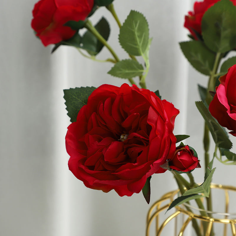 Bulk 20" Rose Stem with Bud Artificial Silk Flowers Wholesale