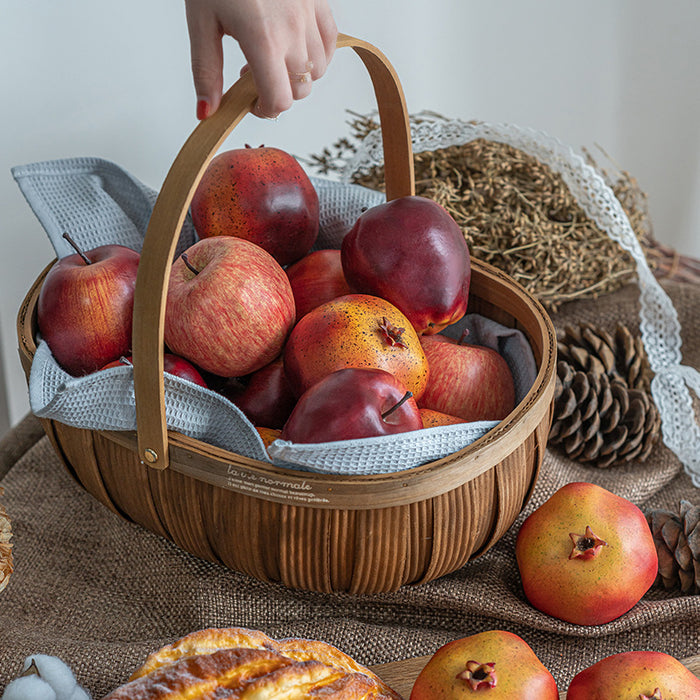 Bulk Artificial Fruit Apple Realistic Decoration Fruit Wholesale