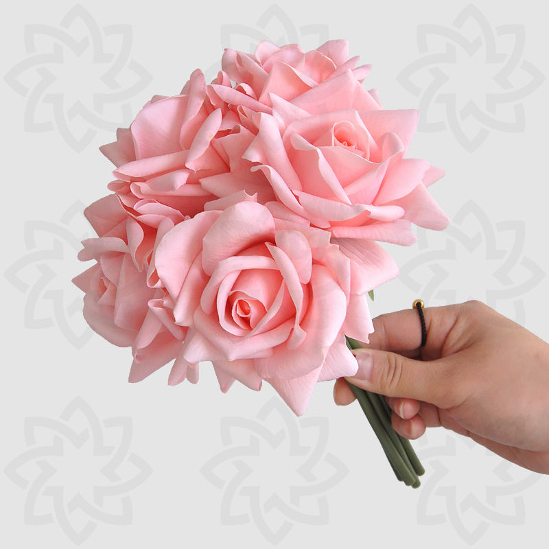 Bulk 10" Rose Bouquet Real Touch Artificial Flowers Arrangements Table Decorations Wholesale
