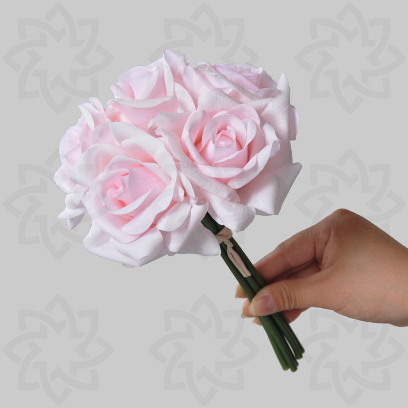 Bulk 10" Rose Bouquet Real Touch Artificial Flowers Arrangements Table Decorations Wholesale