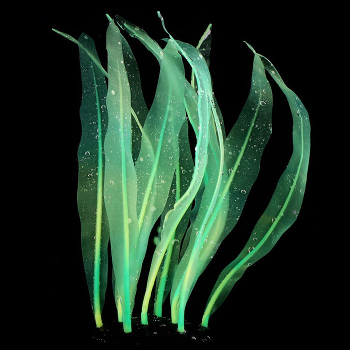 Decoraciones de plantas de algas de acuario brillantes de 9" 