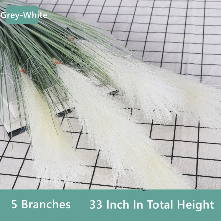 Bulk 33" Grass Artificial Plant Faux Reed Grass Fake Shrubs Outdoor Plant Pampas Wholesale