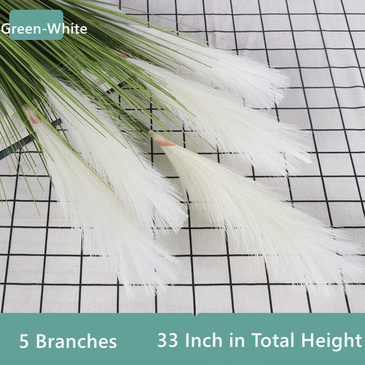 Bulk 33" Grass Artificial Plant Faux Reed Grass Fake Shrubs Outdoor Plant Pampas Wholesale