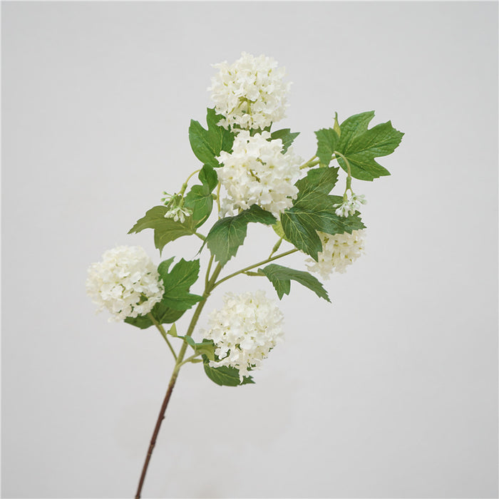 A granel 31 "Faux Hortensia Tallo largo Plantas Flores Seda Artificial Venta al por mayor